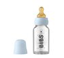 Stikla barošanas pudelīte Bibs, 110 ml, 0+ mēn cena un informācija | Bērnu pudelītes un to aksesuāri | 220.lv
