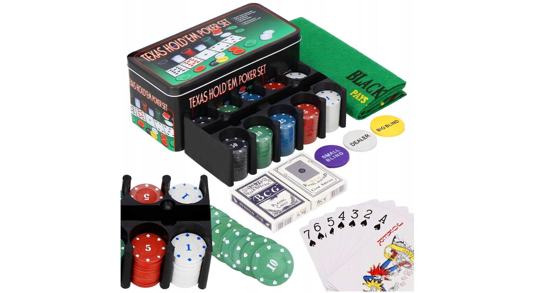Pokera komplekts cena un informācija | Azartspēles, pokers | 220.lv