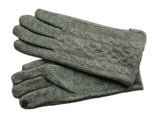 Перчатки женские с кашемиром, серые цена и информация | Женские перчатки | 220.lv