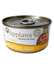 Applaws Cat Senior для пожилых кошек с курицей, 24х70 г цена и информация | Консервы для котов | 220.lv