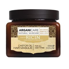 Arganicare Castor маска для роста волос, 500 мл цена и информация | Распылите крем-спрей на волосы на расстоянии 20-25 см, расчешите их расческой. | 220.lv