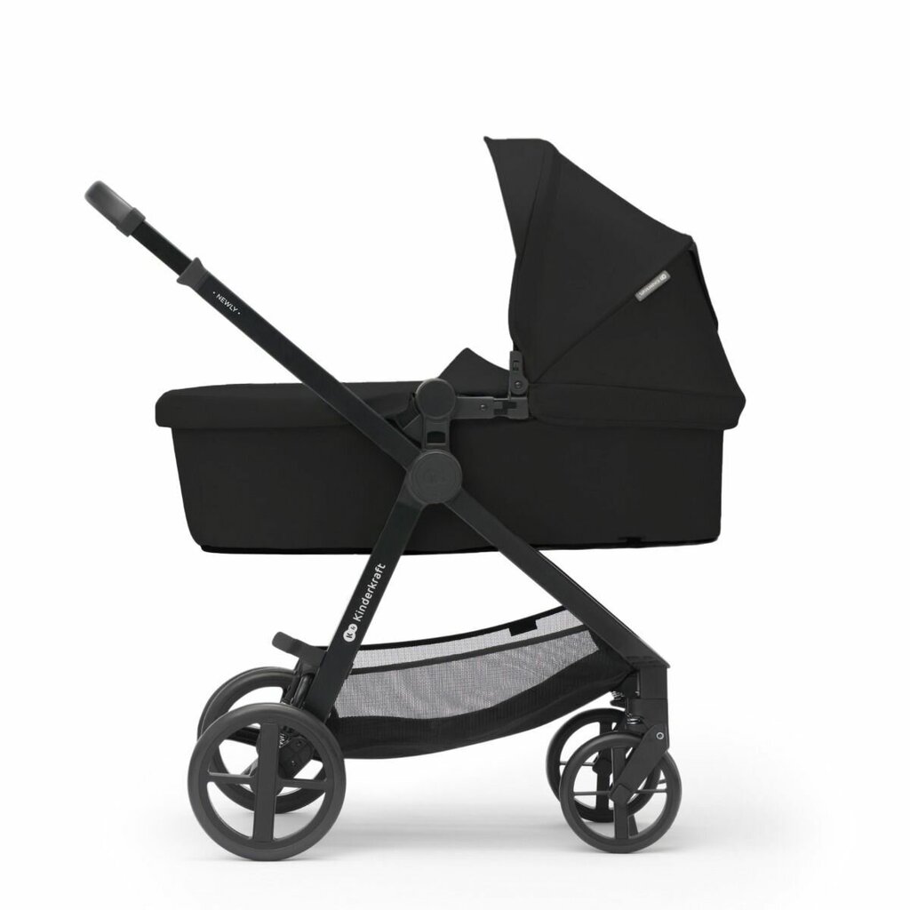 Universālie rati Kinderkraft Newly 4in1 Mink Pro, black cena un informācija | Bērnu rati | 220.lv