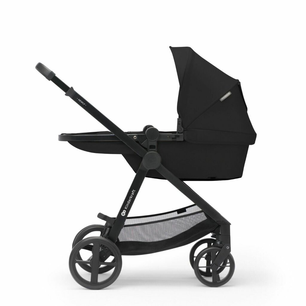 Universālie rati Kinderkraft Newly 4in1 Mink Pro, black cena un informācija | Bērnu rati | 220.lv