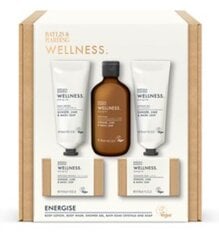 Kosmētikas komplekts Baylis & Harding Wellness Luxury Bathing Gift Set: attīroša želeja, 130 ml + ziepes, 150 g + dušas želeja, 130 ml + ķermeņa losjons, 130 ml cena un informācija | Ķermeņa krēmi, losjoni | 220.lv