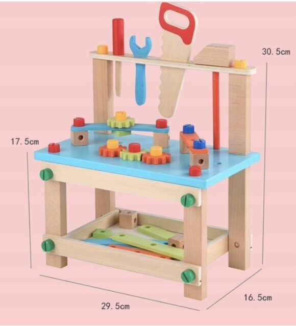 Koka instrumentu komplekts Gadget Tools MA-046 cena un informācija | Rotaļlietas zēniem | 220.lv