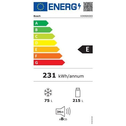 Bosch KIN96NSE0 cena un informācija | Ledusskapji | 220.lv