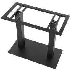 Основание стола SH-5003-3, 80х40 см, чёрное цена и информация | Ножки для мебели | 220.lv