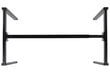 Galda rāmis NY-L04, regulējams garums, h=42 cm, melns цена и информация | Citi piederumi mēbelēm | 220.lv