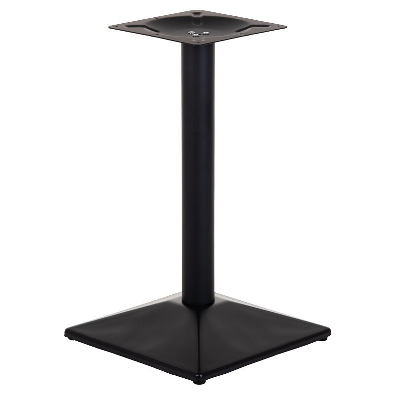 Metāla galda pamatne SH-4002-6, 44,5x44,5 cm, melna cena un informācija | Mēbeļu kājas | 220.lv