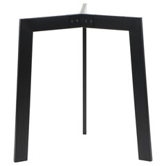Каркас стола NY-HF04B, диаметр 80 см, высота 72,5 см, черный цена и информация | Другие принадлежности для мебели | 220.lv