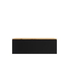 Prece ar bojājumu. TV galdiņš Sesley Skylara, 100 cm, melns/ brūns cena un informācija | Preces ar bojājumiem | 220.lv