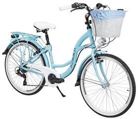 Prece ar bojājumu. Pilsētas velosipēds AZIMUT Sarema ALU 26 "TX-6 2021, zils цена и информация | Товары с повреждениями | 220.lv