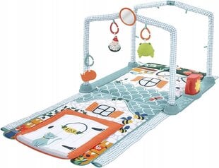 Izglītojošs vingrošanas paklājiņš mazuļiem Fisher-Price HJK45 цена и информация | Развивающие коврики | 220.lv