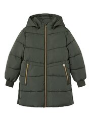 Name It детская куртка 200g 13219020*01, оливковый/beetle 5715419459299 цена и информация | Куртки, пальто для девочек | 220.lv
