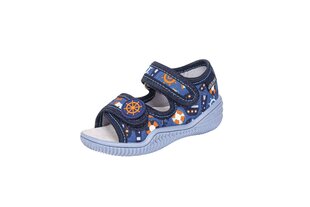 Декоративные сандалии Tomek Vi-Gga-Mi со стелькой, темно-синие/синие цена и информация | Детские тапочки, домашняя обувь | 220.lv