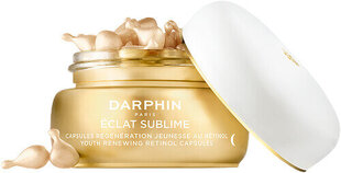 DARPHIN Eclat Sublime Youth Renewing Retinol eļļas koncentrāts, 60 kapsulas цена и информация | Сыворотки для лица, масла | 220.lv