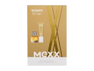 Dāvanu komplekts Mexx sievietēm: tualetes ūdens EDT 20 ml + dušas želeja, 50 ml cena un informācija | Mexx Smaržas, kosmētika | 220.lv