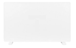 Стеклянный электронагреватель Glasso 1000W с Wi-Fi, белый цена и информация | Обогреватели | 220.lv
