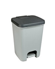 Бак для мусора Curver Essentials, 20 л, серый цена и информация | Мусорные баки | 220.lv