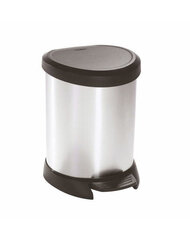 Бак для мусора Curver, 5 л, серый цена и информация | Мусорные баки | 220.lv
