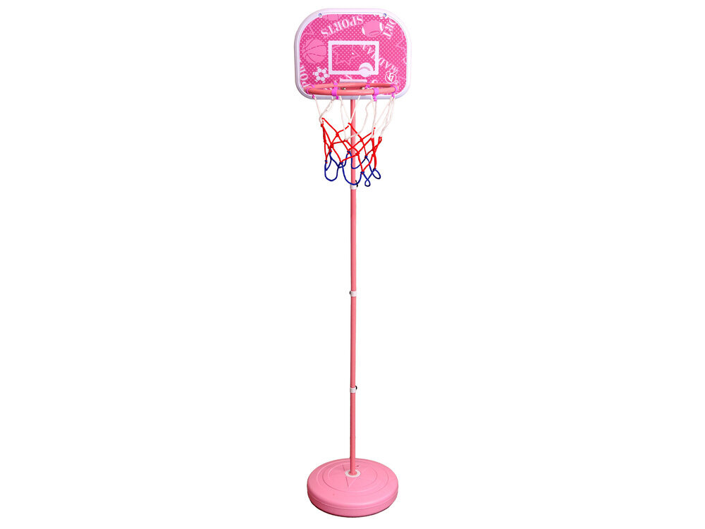 Bērnu basketbola komplekts, 170 cm, rozā krāsā цена и информация | Spēles brīvā dabā | 220.lv
