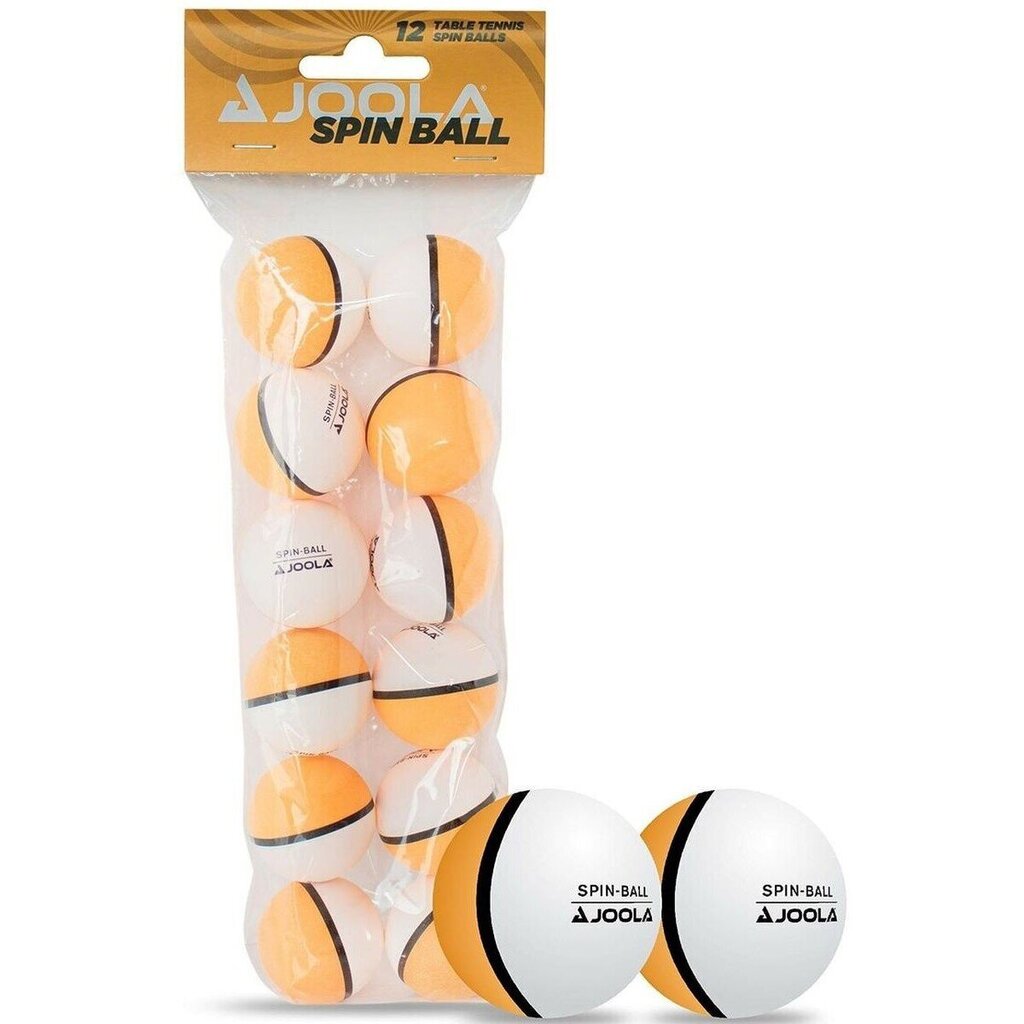 Galda tenisa bumbiņu komplekts Joola Spin Ball, 12gb, balts цена и информация | Galda tenisa bumbiņas | 220.lv