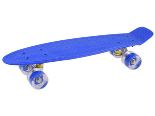 Скейтборд со светящимися колесами, синий цена и информация | Скейтборды | 220.lv