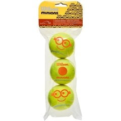 Теннисные мячи WILSON 3 шт, оранжевые цена и информация | Товары для большого тенниса | 220.lv
