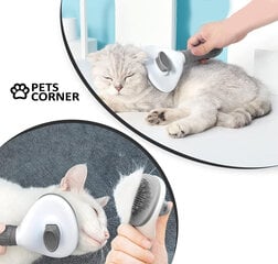 Щетка для удаления шерсти животных Pets Corner цена и информация | Средства по уходу за животными | 220.lv