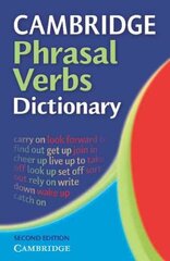 Cambridge Phrasal Verbs Dictionary цена и информация | Учебный материал по иностранным языкам | 220.lv