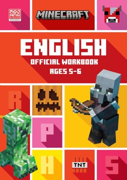 Minecraft English Ages 5-6: Official Workbook cena un informācija | Svešvalodu mācību materiāli | 220.lv