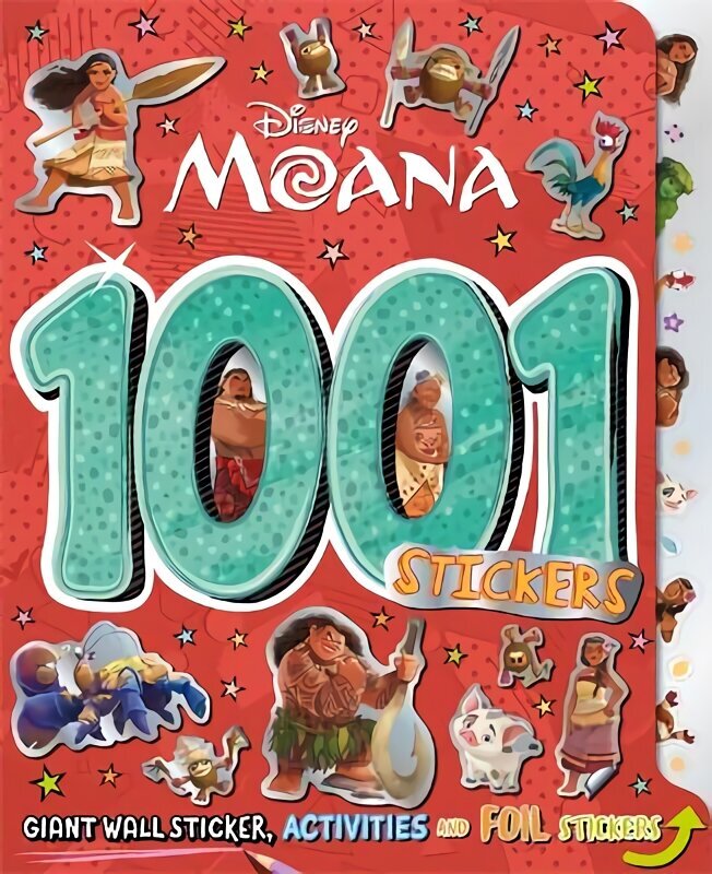 Disney Moana: 1001 Stickers cena un informācija | Grāmatas mazuļiem | 220.lv