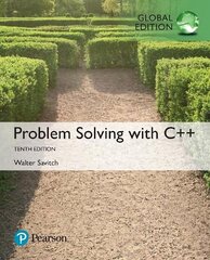 Problem Solving with Cplusplus, Global Edition 10th edition цена и информация | Книги по экономике | 220.lv