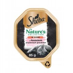 Sheba Nature's Collection с лососем и горошком, 22 х 85 г цена и информация | Консервы для котов | 220.lv