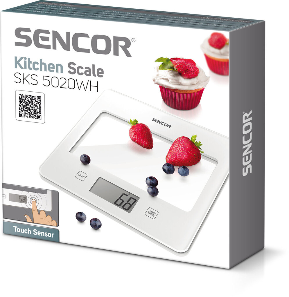 Sencor SKS 5020WH elektroniskie virtuves svari cena un informācija | Virtuves svari | 220.lv