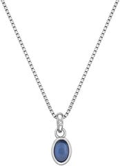 Hot Diamonds Серебряное ожерелье для рождения в сентябре Камень DP762 цена и информация | Украшения на шею | 220.lv