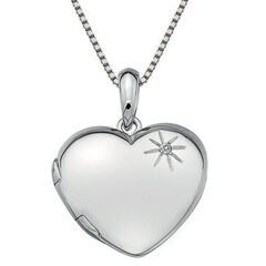 Hot Diamonds Серебряное колье Hot Diamonds DP495 Memoirs Heart Locket цена и информация | Украшения на шею | 220.lv