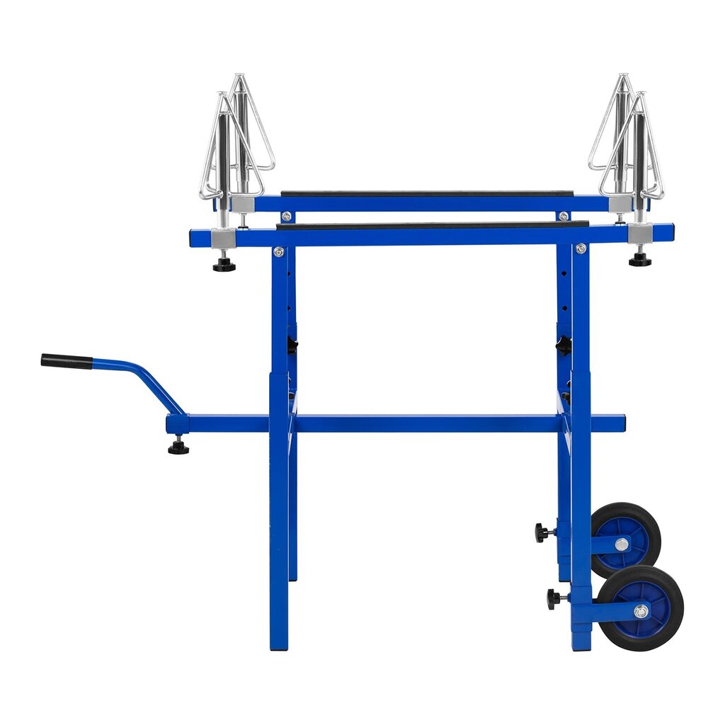 Krāsošanas statīvs diskiem 4 rotējoši rokturi 2 riteņu rokturis 10146441 cena un informācija | Auto piederumi | 220.lv