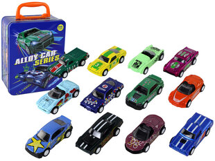 Rotaļlietu auto komplekts, 12 gab. cena un informācija | Rotaļlietas zēniem | 220.lv