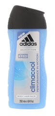 Dušas želeja Adidas Climacool vīriešiem 250 ml цена и информация | Масла, гели для душа | 220.lv