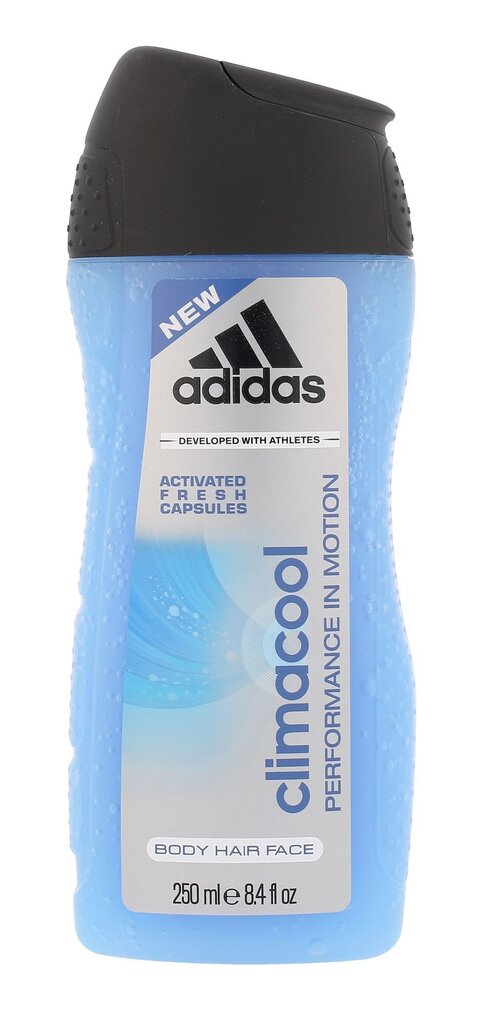 Dušas želeja Adidas Climacool vīriešiem 250 ml цена и информация | Dušas želejas, eļļas | 220.lv