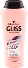 Šampūns bojātiem matiem Schwarzkopf Gliss Kur Split Ends Miracle, 250 ml цена и информация | Шампуни | 220.lv