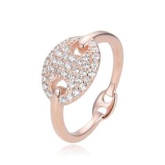 Серебряное кольцо Alberto Martini с цирконом, Розовый, 17 mm R00330_R1 цена и информация | Кольца | 220.lv