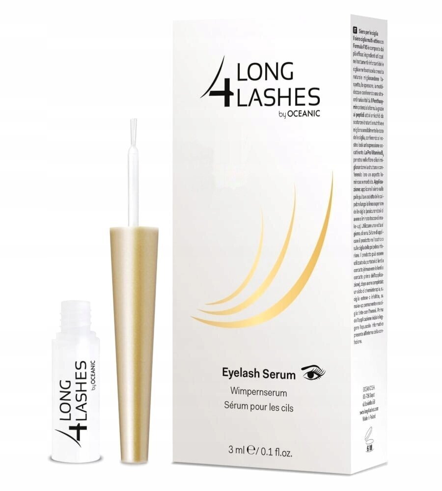 Skropstas serums Long4Lashes, 3 ml цена и информация | Acu ēnas, skropstu tušas, zīmuļi, serumi | 220.lv