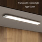 Magnētiska uzlādējama LED lampa ar kustības sensoru (20 cm) cena un informācija | Iebūvējamās lampas, LED paneļi | 220.lv