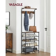 Шкаф для одежды с 5 полками цена и информация | Drabužių kabykla | 220.lv