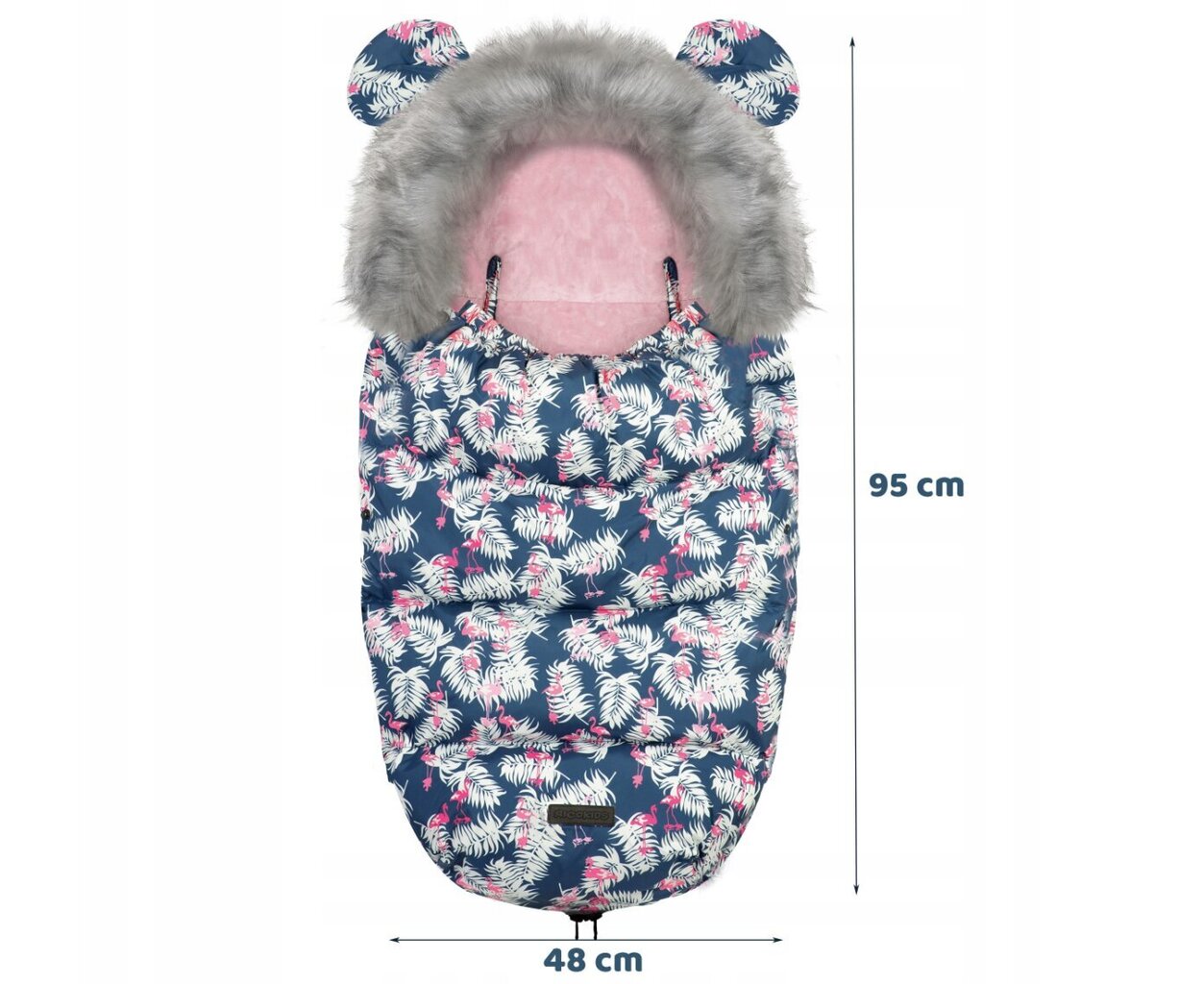 Ziemas guļammaiss-aploksne mazulim RicoKids, 95x48 cm cena un informācija | Spilveni, guļammaisi, konverti jaundzimušajiem | 220.lv