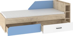 Кровать Pax-08, коричневый/синий цвет цена и информация | Кровати | 220.lv