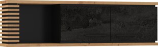 Полка Lamir-13, черный/коричневый цвет цена и информация | Полки | 220.lv