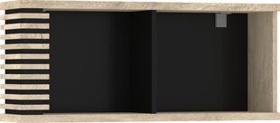 Полка Lamir-07, коричневый/черный цвет цена и информация | Полки | 220.lv